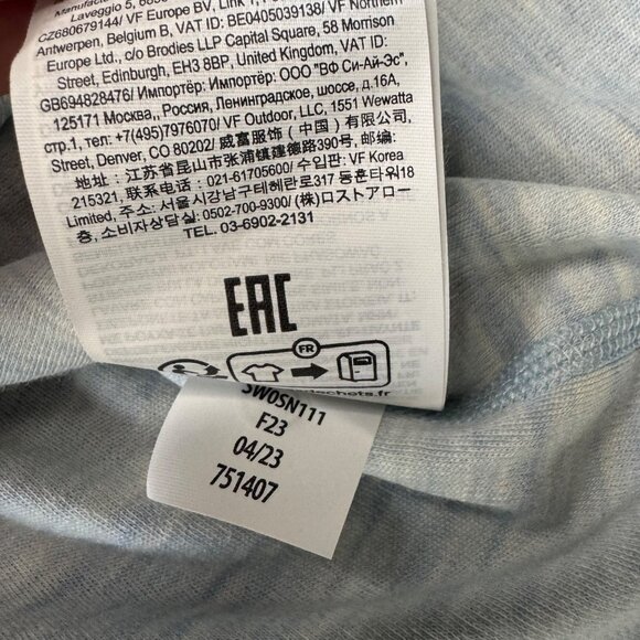 SMARTWOOL Classic Thermal Merino Base Layer Top Girl 13-14 XL Blue 1/4 Zip Shirt - Picture 12 of 12